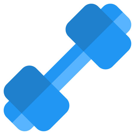 Dumbbell for the strength training for the athletesのイラスト素材