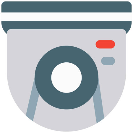 CCTV camera for the security in a laundry service room