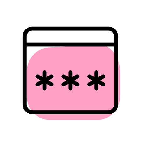 Protected web browser with password private lockのイラスト素材