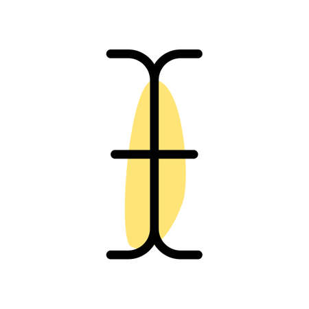 Text selection mouse pointer over a documentのイラスト素材