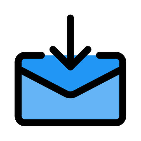 save and download emailのイラスト素材