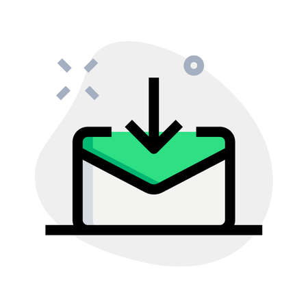 save and download emailのイラスト素材