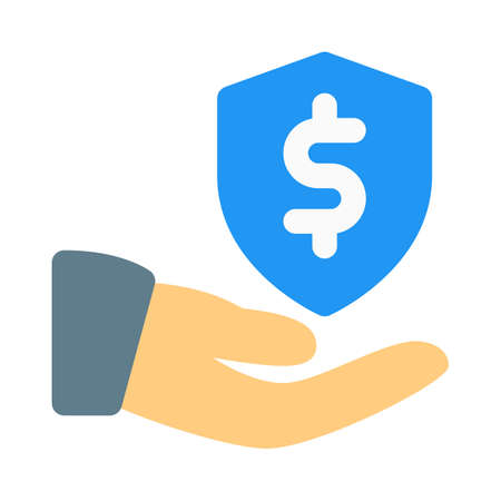 Insurance wealth protection investment support business financeのイラスト素材