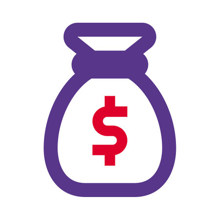 money bag dollar collection deposite value currencyのイラスト素材