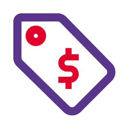 dollar money label for shopping mall price tagのイラスト素材