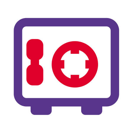 deposit box for banking finance and wealth storageのイラスト素材