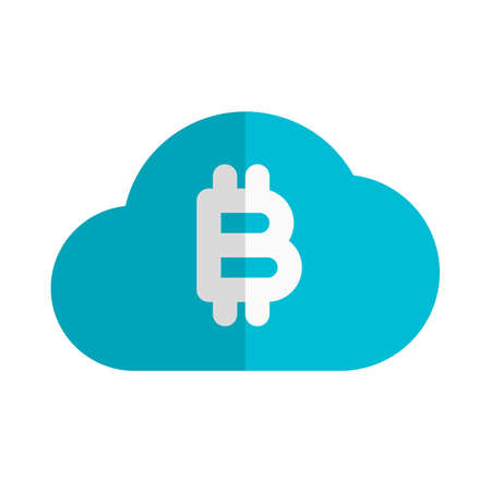 cloud bitcoin server for mining and other static operationのイラスト素材