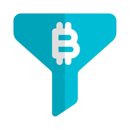 filter a specific Bitcoin investment portfolio onlineのイラスト素材