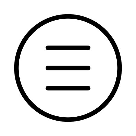 Hamburger menu list with parallel navigation buttonのイラスト素材