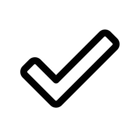 Approved checkmark symbol to verify the resultのイラスト素材