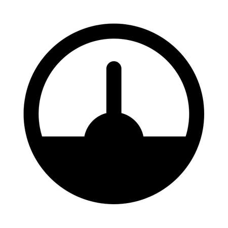 Analog gauge meter for speed test measurementのイラスト素材