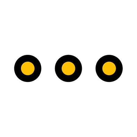 Ellipsis horizontal menu interface button for applicationのイラスト素材