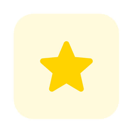 Five pointer favorite shar shape logotype on web browserのイラスト素材