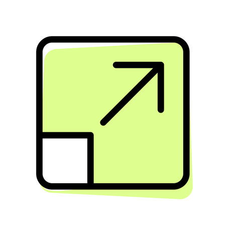 Maximize arrow interface navigation widen uncover enlargeのイラスト素材