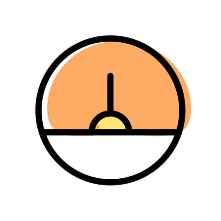 Analog gauge meter for speed test measurementのイラスト素材