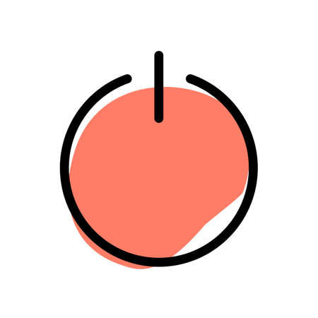 Power on off switch for electrical appliancesのイラスト素材