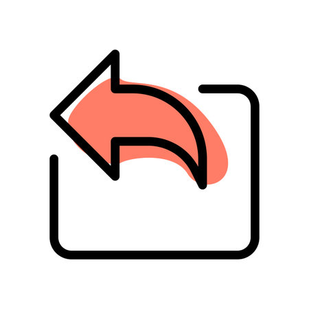 Mail reply arrow for email and messages