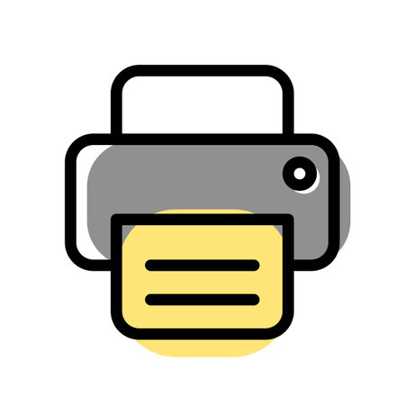 Monochrome laser printer for fast printing solutionのイラスト素材