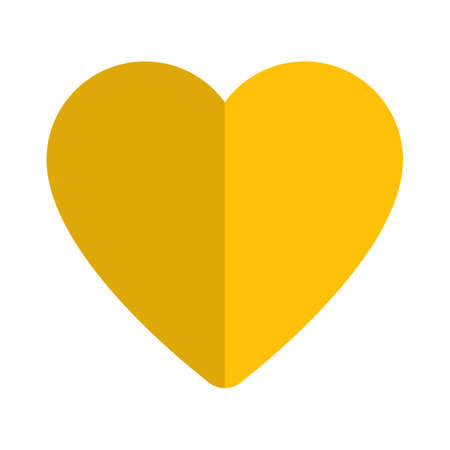 Favorite heart shape for bookmarking prefered contentのイラスト素材