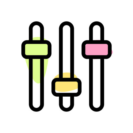 tuning and mixing toggle for optimal resultのイラスト素材