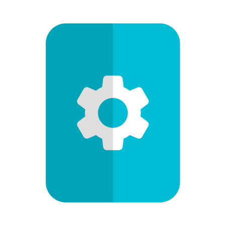 portable tablet personal computer internal system settingのイラスト素材