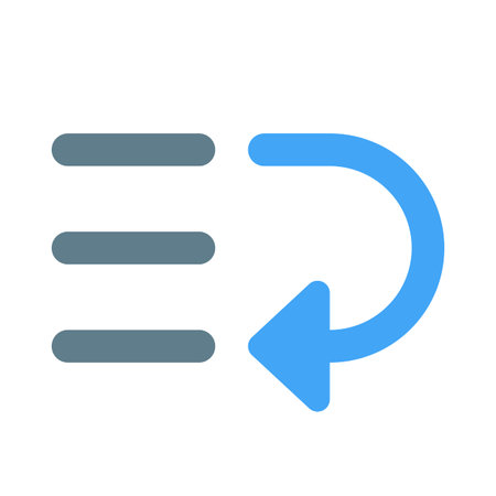 Descend sorting arrow list arrangement prioritize buttonのイラスト素材