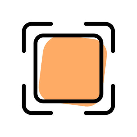 Expand screen resolution fit-to-screen large deep zoom-in maximum-stretchのイラスト素材