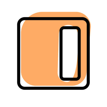 Right alignment-setting adjust layout-edit direction position buttonのイラスト素材