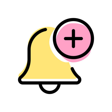 Add new alarm on devices isolated on white background, Can be use for your design.のイラスト素材