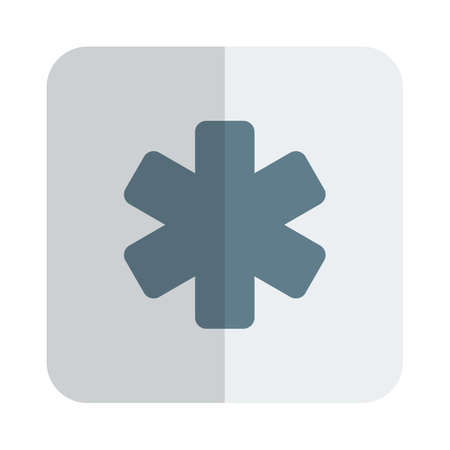 Asterisk button for computer keyboard layout functionのイラスト素材