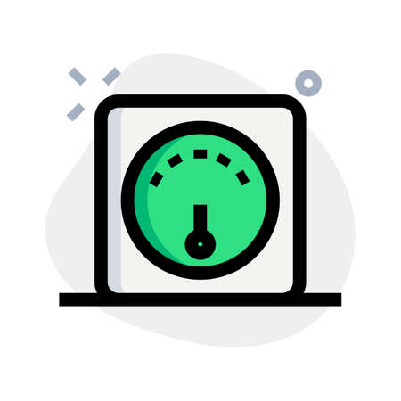 Dashboard gause for internet speed embedded layoutのイラスト素材