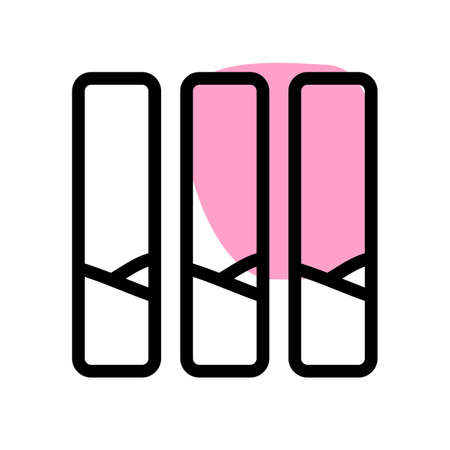 Vertical column grid collage layout template designのイラスト素材