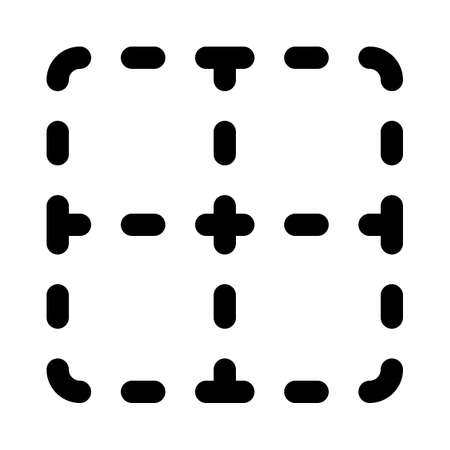 Remove all borders from active cell of spreadsheetのイラスト素材