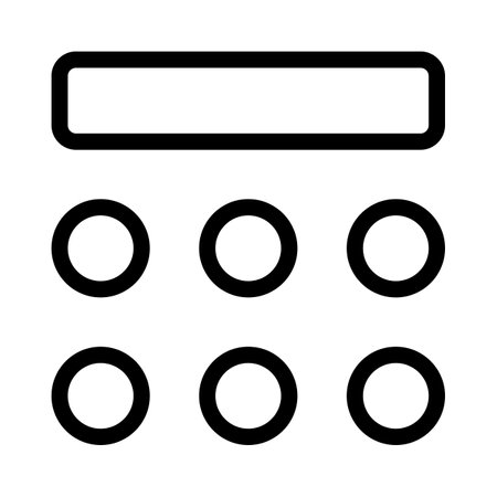 List of circle and heading on top view architectural drawingのイラスト素材