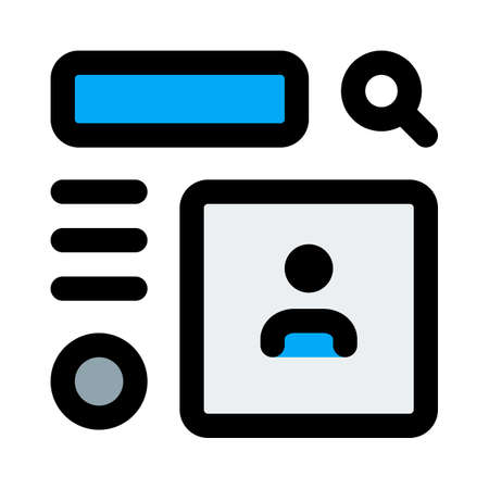 Review website information available on internet with staticsのイラスト素材