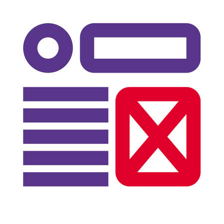 No information updated with preview at rightのイラスト素材