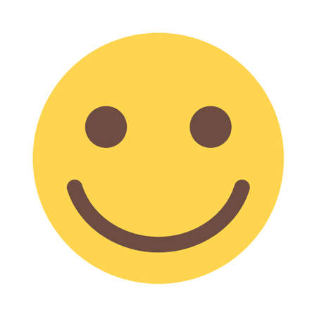 full smile on face emoticon shared on internetのイラスト素材