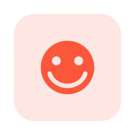 full smile on face emoticon shared on internetのイラスト素材