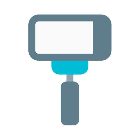 Handheld gimbal for selfie stick with stabilization modeのイラスト素材