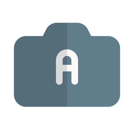 Digital camera with auto capturing setting modeのイラスト素材