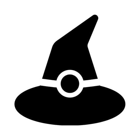 witch hat as a costume in halloween partyのイラスト素材