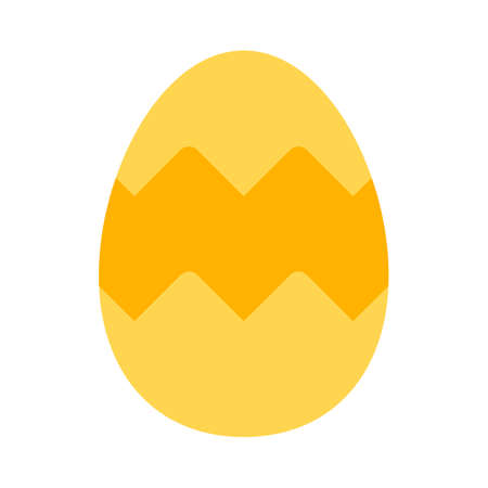 innovative multilayer zig-zag design in paschal eggsのイラスト素材