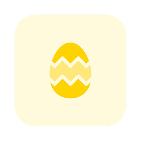 innovative multilayer zig-zag design in paschal eggsのイラスト素材