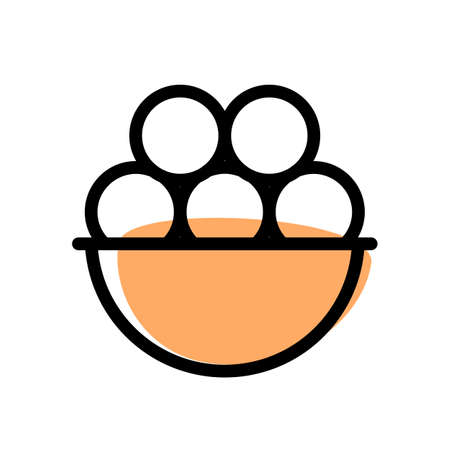 bowl of fruits served at holiday seasonのイラスト素材