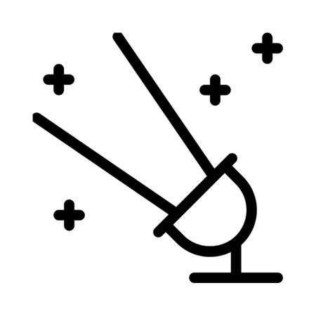 High intensity beam spotlight for party functionのイラスト素材