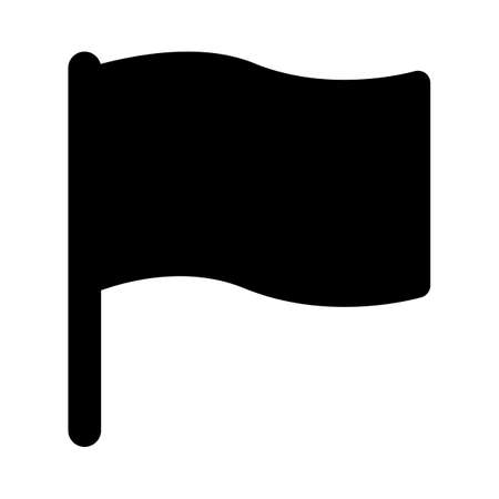 Blank pinpoint flag isolated on a white backgroundのイラスト素材