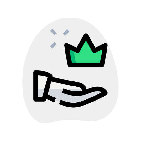 Share crown online gaming permium membership keyのイラスト素材