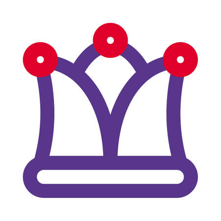 Clown crown for the winner in area of entertainmentのイラスト素材