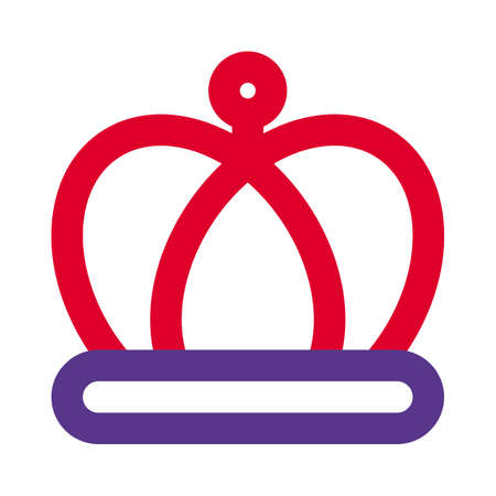 Beauty pageant winner crown for second runner upのイラスト素材