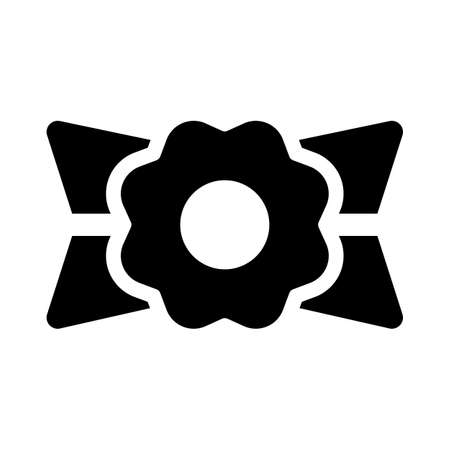 Flower shape badge high ranking officers for homeland securityのイラスト素材